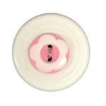 Button - 13mm Flower - Light Pink