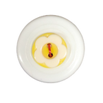 Button - 13mm Flower - Yellow