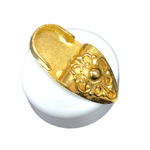 Button - 30mm Gold Metal Shoe