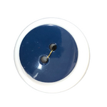 Button - 20mm Round Shiny Dark Blue