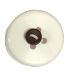 Button - 5mm 2 Hole Matt dolls Button 38 Dark Blue