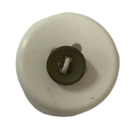Button - 7mm 2 Hole Matt dolls Button 44 Olive