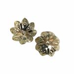Bell Cap - Gold/Silver 8mm