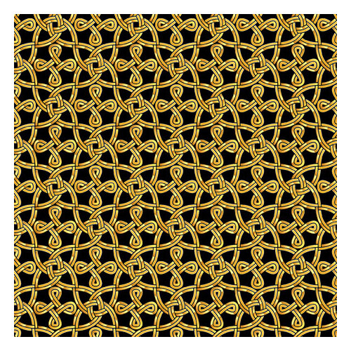 Pot O' Gold - Celtic Knot - Black/Gold - ON SALE