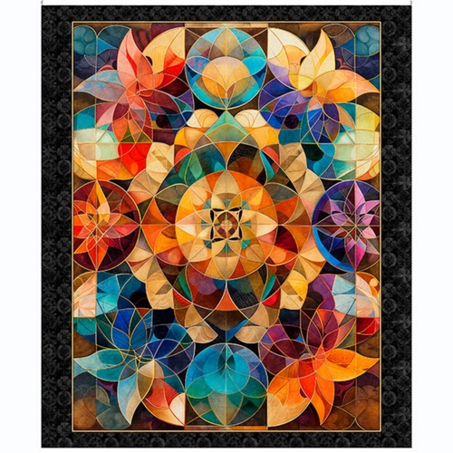 Solstice – Kaleidoscope 36" Focal Panel (Multi)