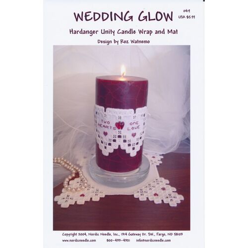 Wedding Glow Hardanger Unity Candle Wrap
