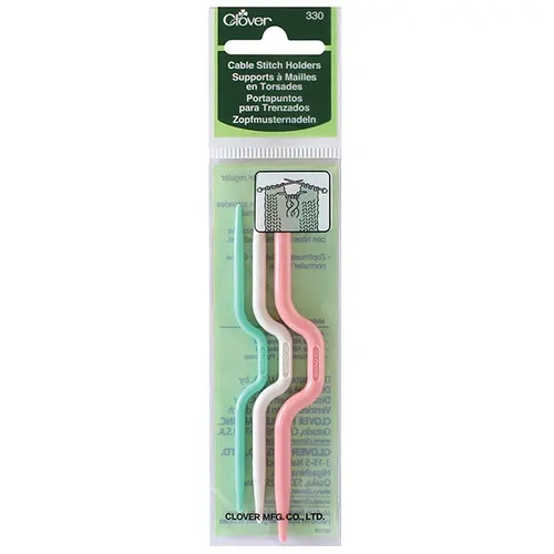 Clover Cable Stitch Holders Art 330