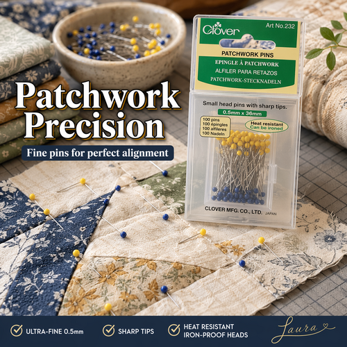 Clover Fine Patchwork Pins 0.5 x 36mm #232