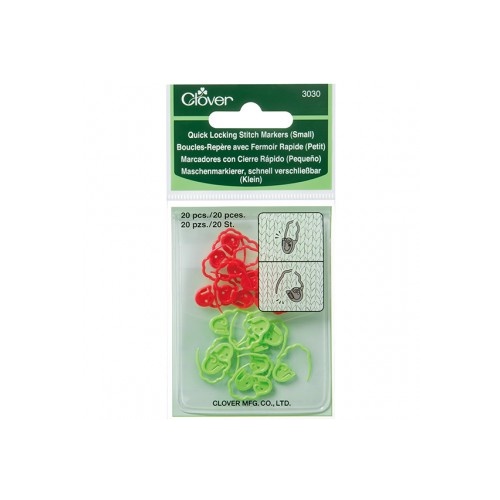 Clover Quick Locking Stitch Markers (Small)