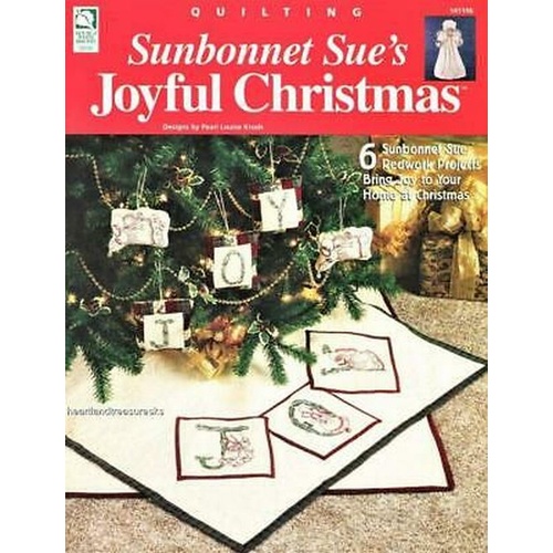 Sunbonnet Sue's Joyful Christmas Redwork Projects