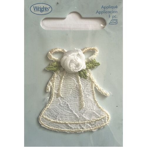 Lace Wedding Bell Applique