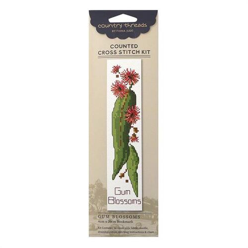 Country Threads Gum Blossoms Cross Stitch Kit