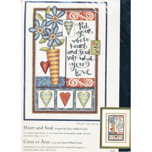 Dimensions Heart and Soul Cross Stitch Kit