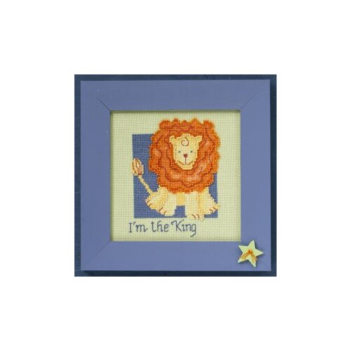 Lion - Beaded Cross Stitch Kit by Mill Hill (Wild Life Series, 2009)