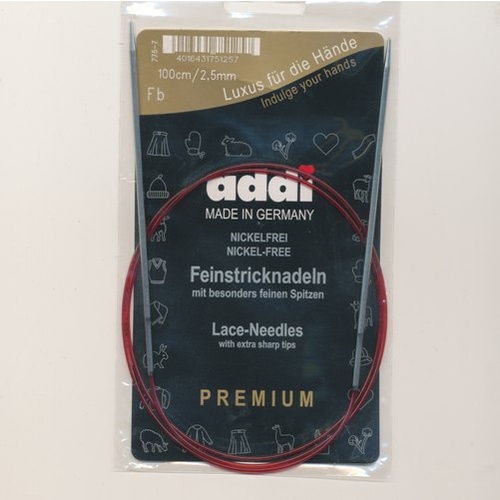 Addi Premium Fixed Lace Circular Knitting Needles