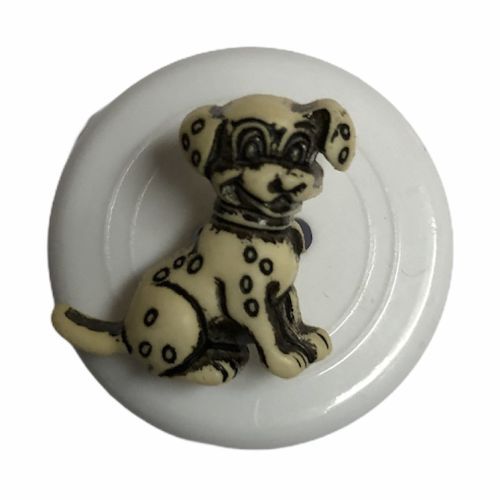 Button - 22mm Dog Cream