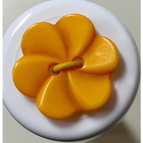 Button - 18mm Orange