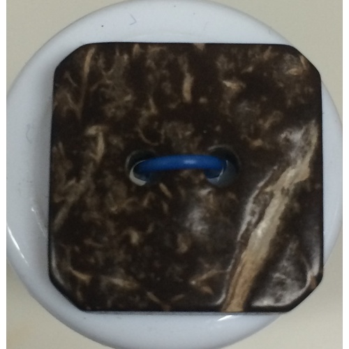 Button - 21mm Coconut