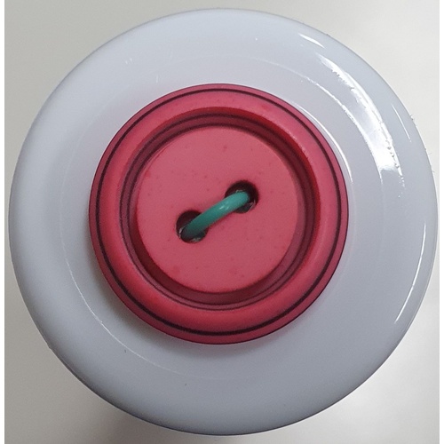 Button - 18mm Pink