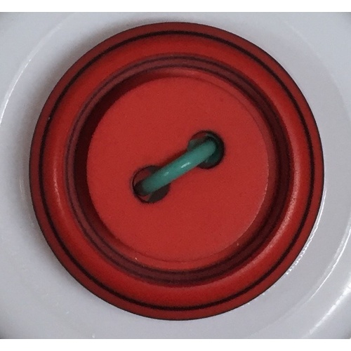 Button - 18mm Red