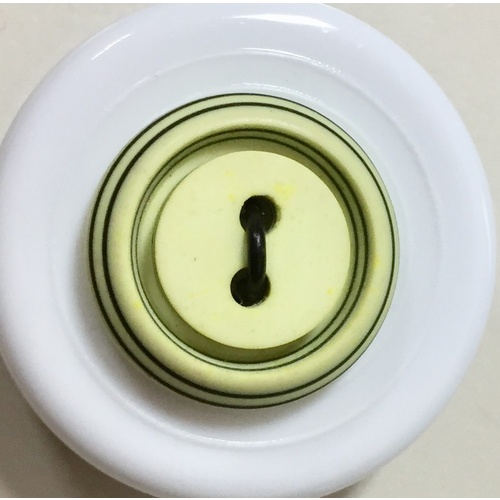 Button - 18mm Lime Green