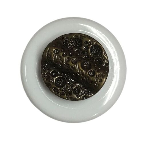 Button - 15mm Ant Copper Rock