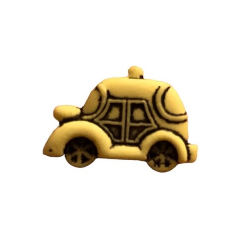 Button - 16mm Car Yellow