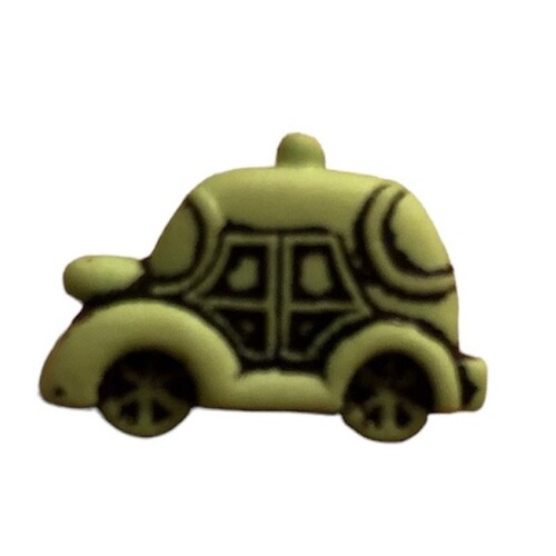 Button - 16mm Car Green