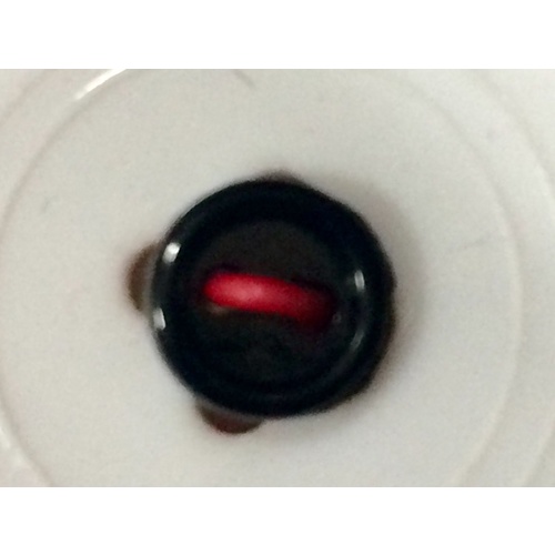 Button - 7mm Round Black