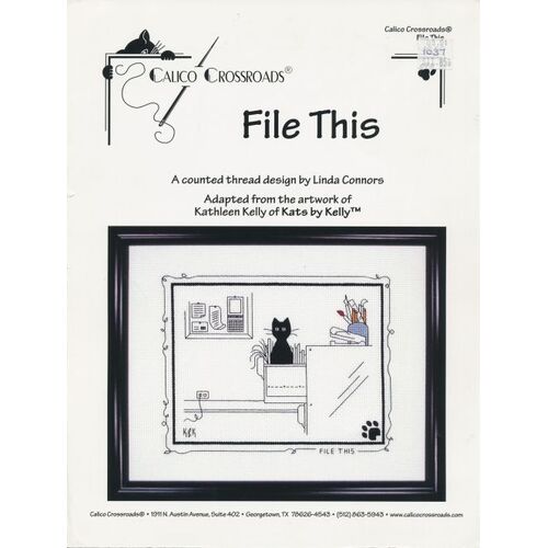 Calico Crossroads File This Cross Stitch Chart