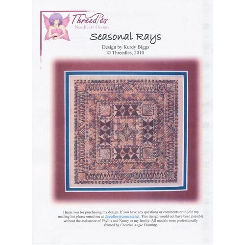 Seasonal Rays Embroidery Pattern