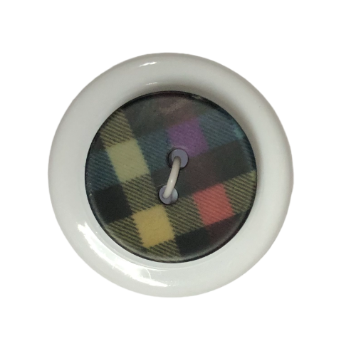 Button - 21mm Round Check