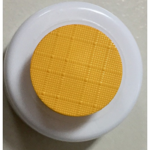 Button - 15mm Yellow Shank