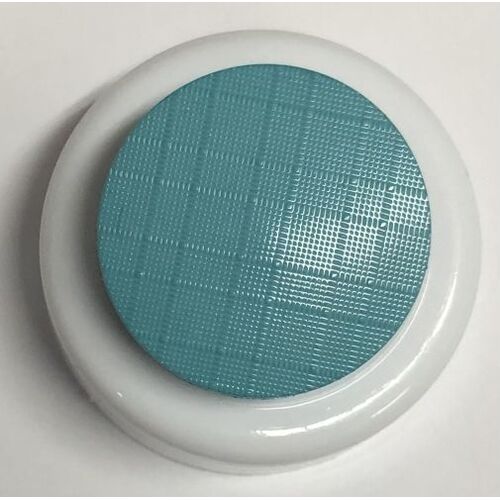 Button - 22mm Blue Green Shank