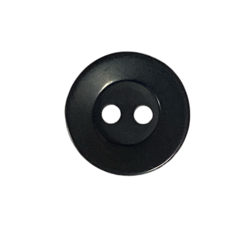 Button - 14mm Black