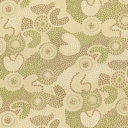 Fabric - Spot Gooloo Print 102 Cream FP 82x112cm