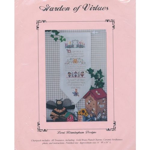 Garden of Virtues Cross Stitch Pattern & Charms