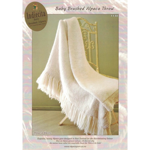 1130 Baby Brushed Alpaca Throw