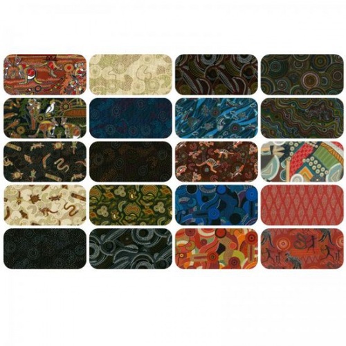 Fabric - Fat Quarters Nutex Aussie