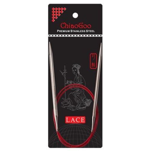 ChiaoGoo Stainless Steel Red Lace Circular Needles