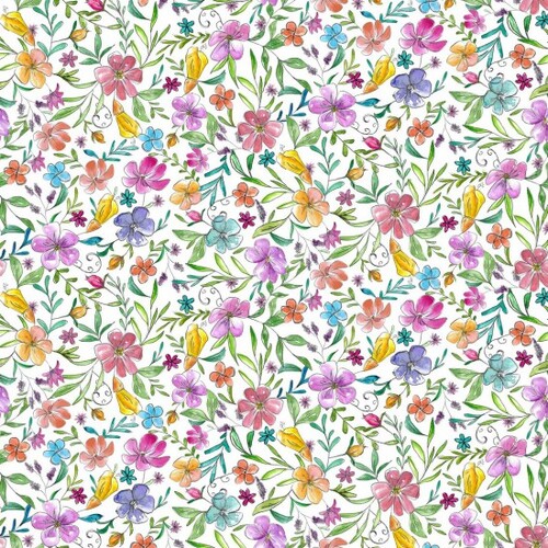Fabric - Splash of Colour 103 Floral