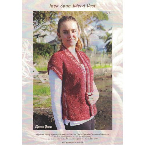 Inca Spun Tweed Vest 1207