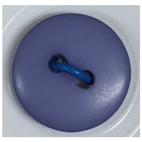 Button - 12mm Round Blue