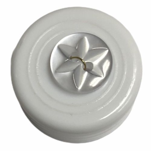 Button - 6mm Blue Star