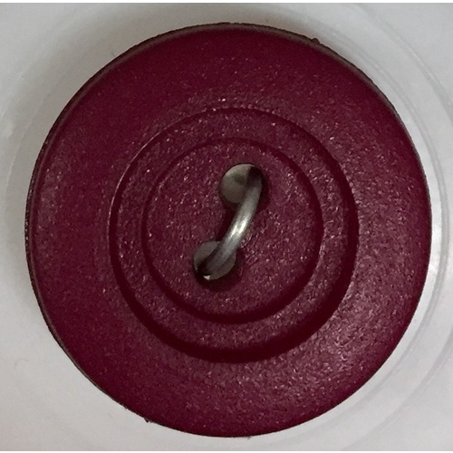 Button - 15mm Plum