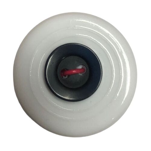 button - 11mm Dark Blue Round