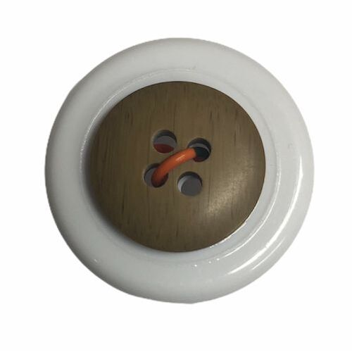 Button - 15mm Taupe