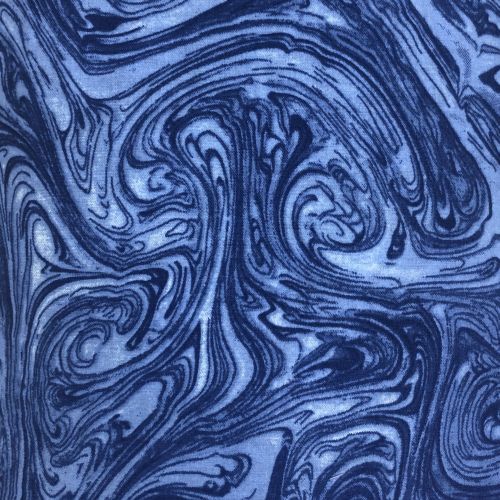 Fabric - WB Printed 280cm Marble Blue