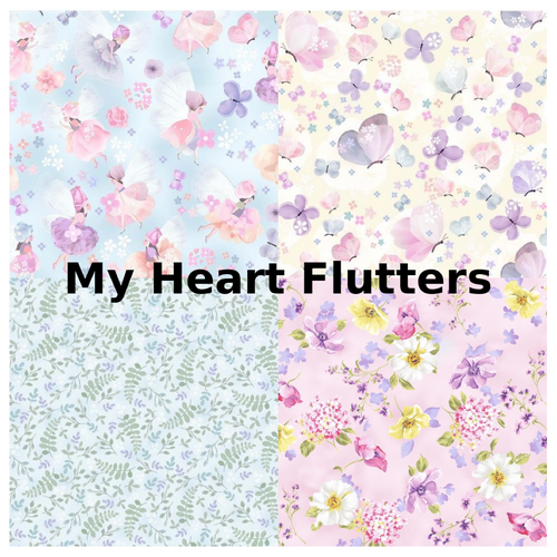 My Heart Flutters by Michael Miller Fabrics