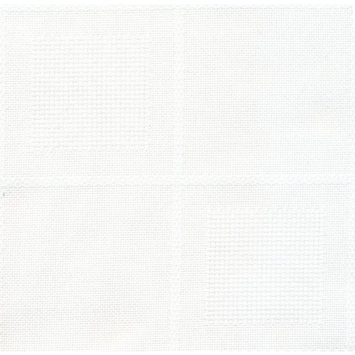 Fabric - Hardanger-Grob-Karo 20 Count Squares White 152cm Wide